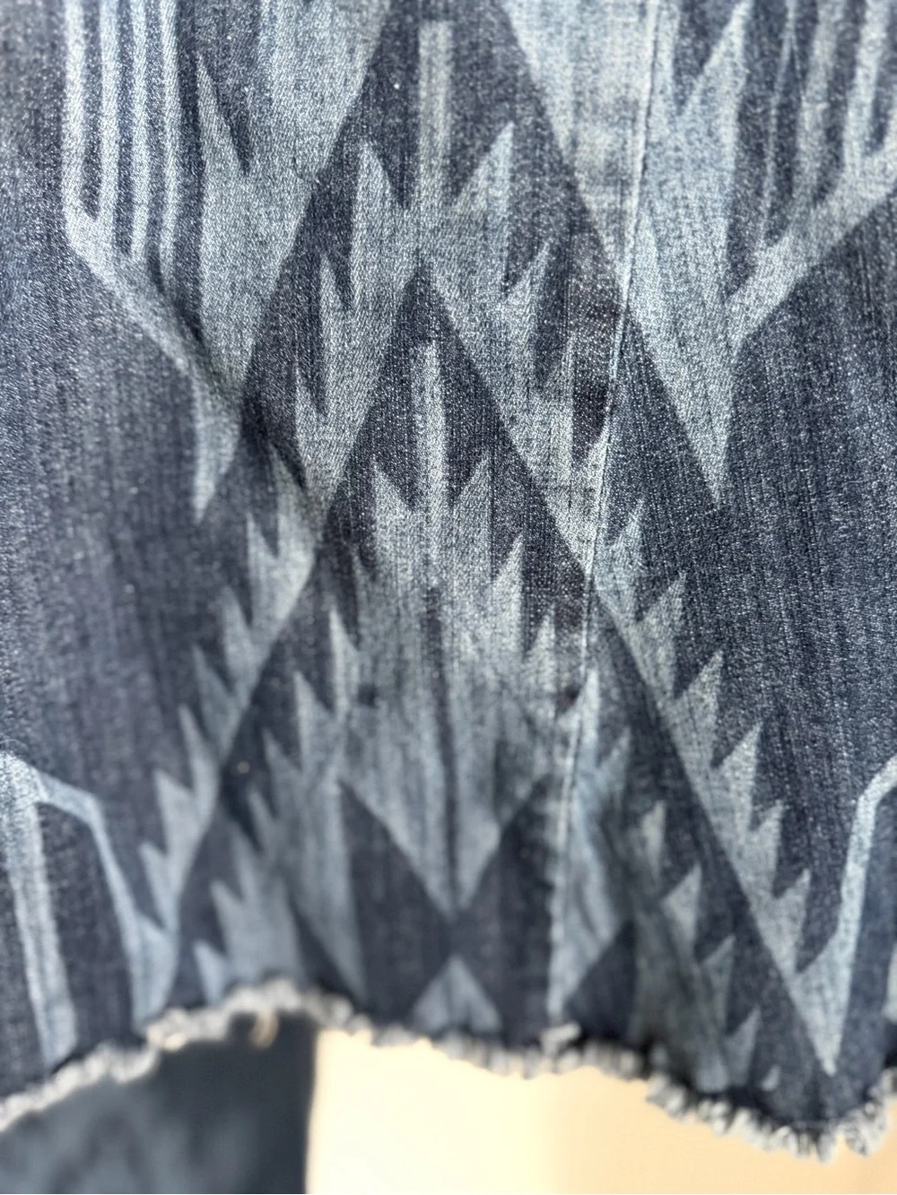 Ariat Jeans Womens 30R Blue Denim High Rise Flare Chimayo Aztec Cowgirl Western - Picture 5 of 11